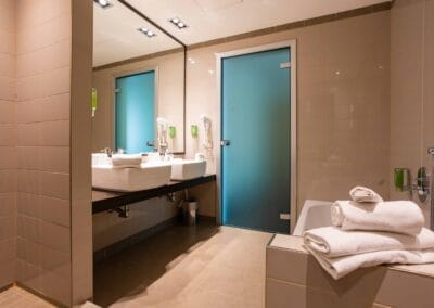 Una delle camere di AN Hotel Melegnano quattro stelle