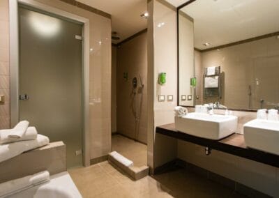 Una delle camere di AN Hotel Melegnano quattro stelle