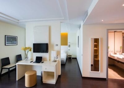 Una delle camere di AN Hotel Melegnano quattro stelle