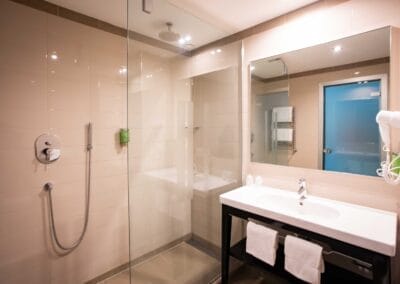 Una delle camere di AN Hotel Melegnano quattro stelle